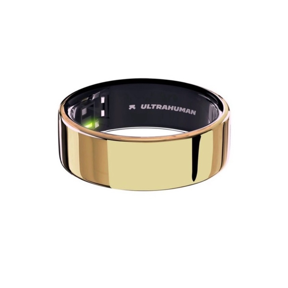 Gold UltraHuman Smart Ring Size 6